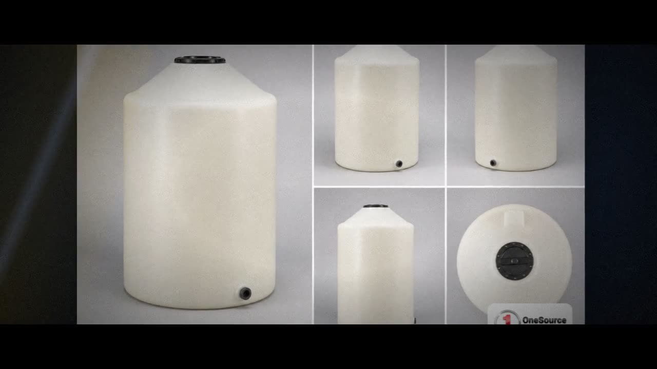 Chem-Tainer 65 Gallon Plastic Vertical Liquid Storage Tank video
