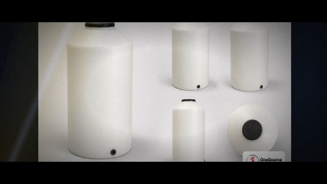 Chem-Tainer 100 Gallon HDPE Vertical Liquid Storage Tank video