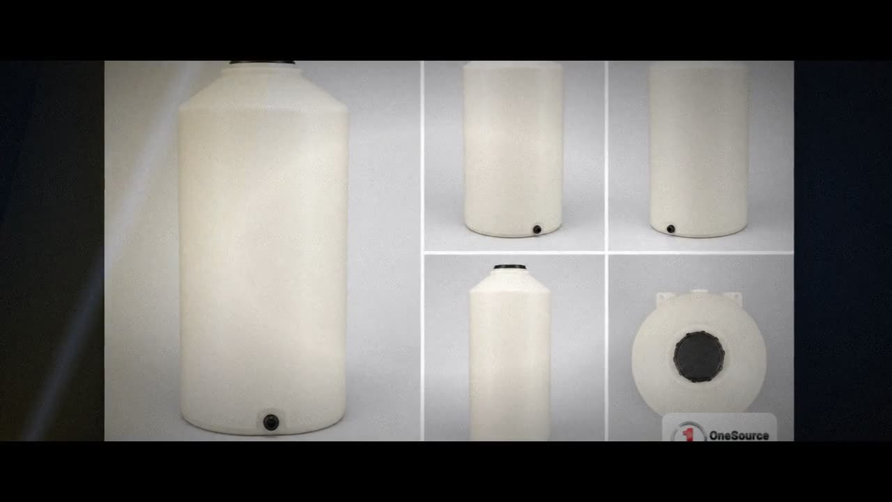 Chem-Tainer 100 Gallon Plastic Vertical Liquid Storage Tank video