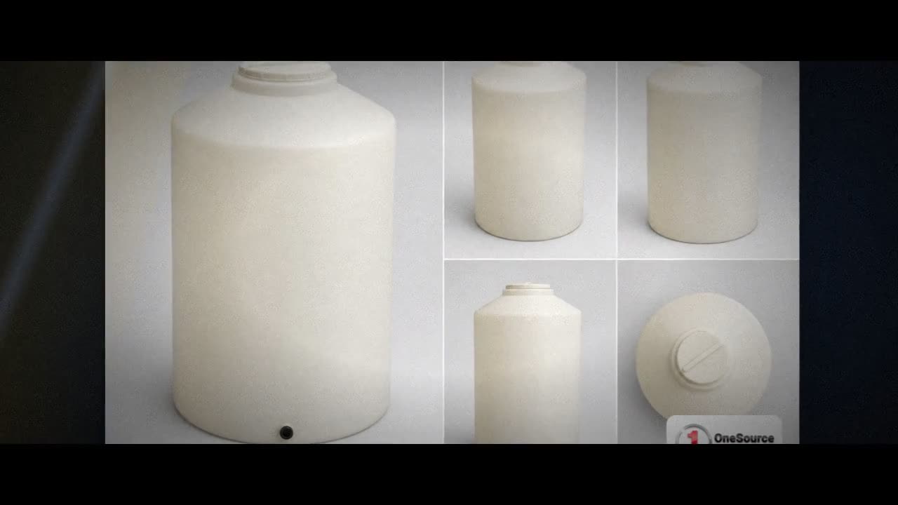 Chem-Tainer 65 Gallon Plastic Vertical Liquid Storage Tank video
