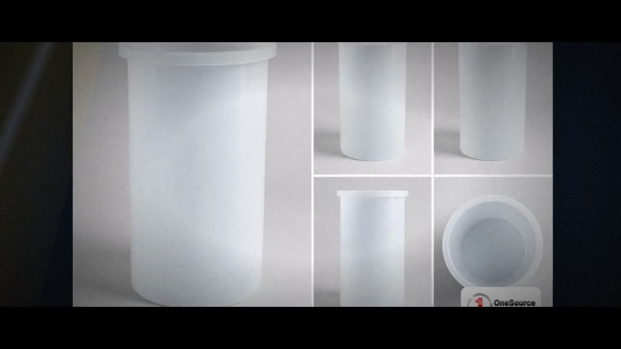 Chem-Tainer 105 Gallon PP Cylindrical Open Top Tank video