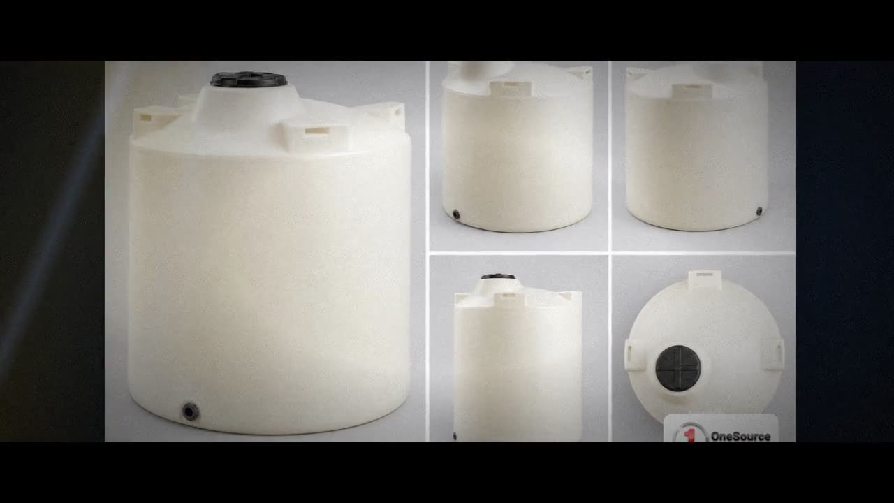Chem-Tainer 2700 Gallon Plastic Vertical Liquid Storage Tank video