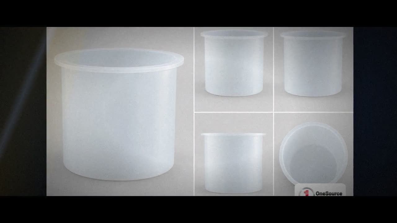Chem-Tainer 85 Gallon PP Cylindrical Open Top Tank video