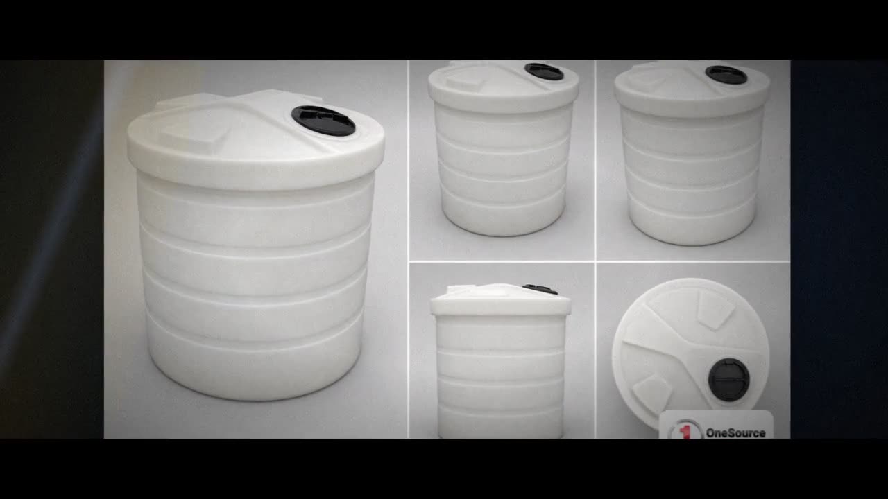 Chem-Tainer 65 Gallon Plastic Vertical Double Wall Liquid Chemical Sto video