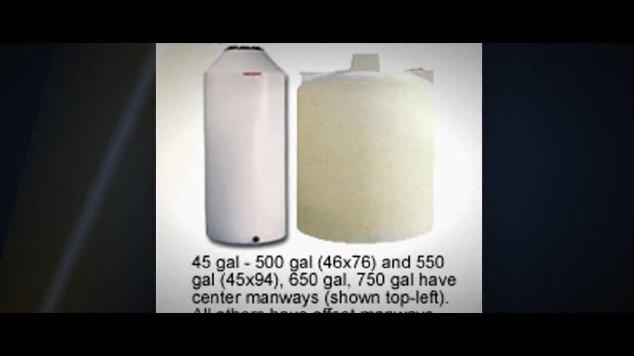Chem-Tainer 3000 Gallon Plastic Vertical Liquid Storage Tank video