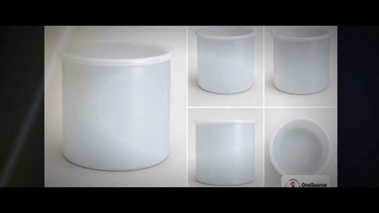 Chem-Tainer 90 Gallon PE Cylindrical Open Top Tank video