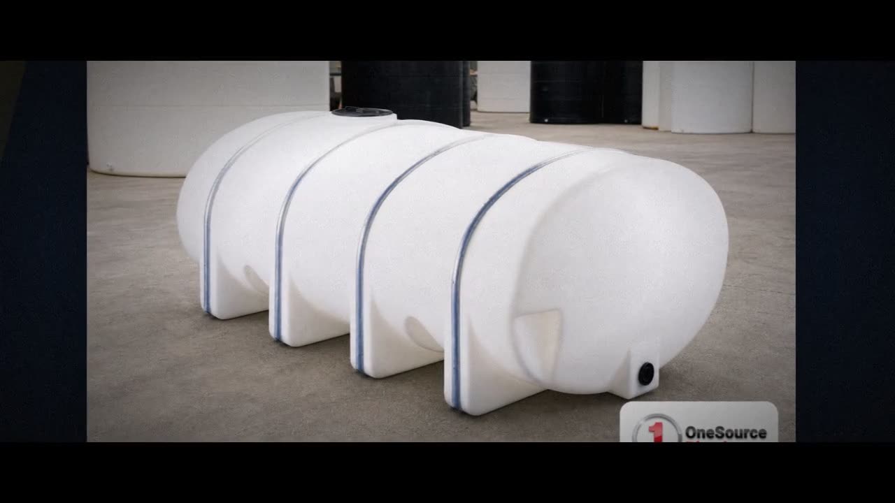 Chem-Tainer 85 Gallon HDPE Horizontal Leg Tank video