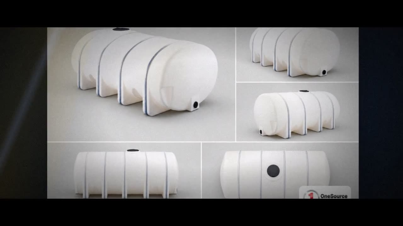 Chem-Tainer 85 Gallon Plastic Horizontal Leg Tank video