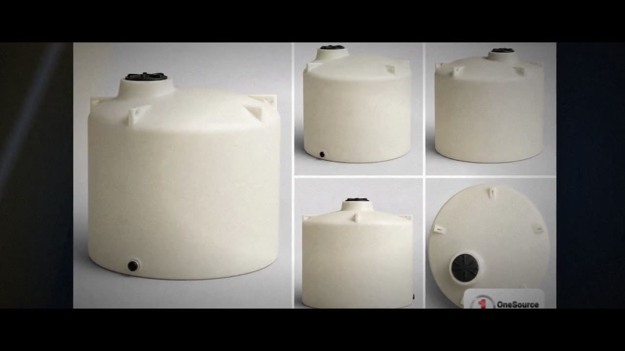 Chem-Tainer 3100 Gallon Plastic Vertical Liquid Storage Tank video