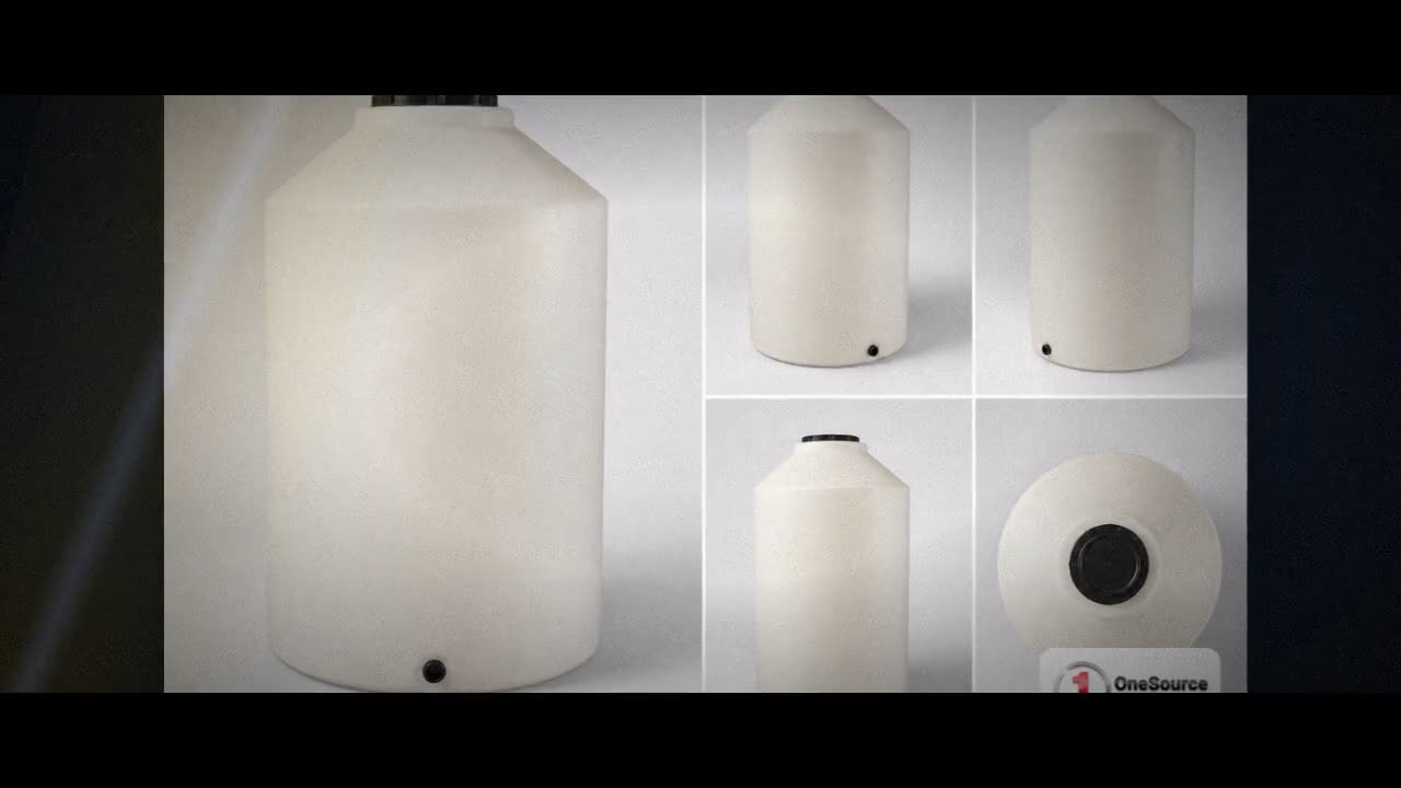 Chem-Tainer 165 Gallon HDPE Vertical Liquid Storage Tank video