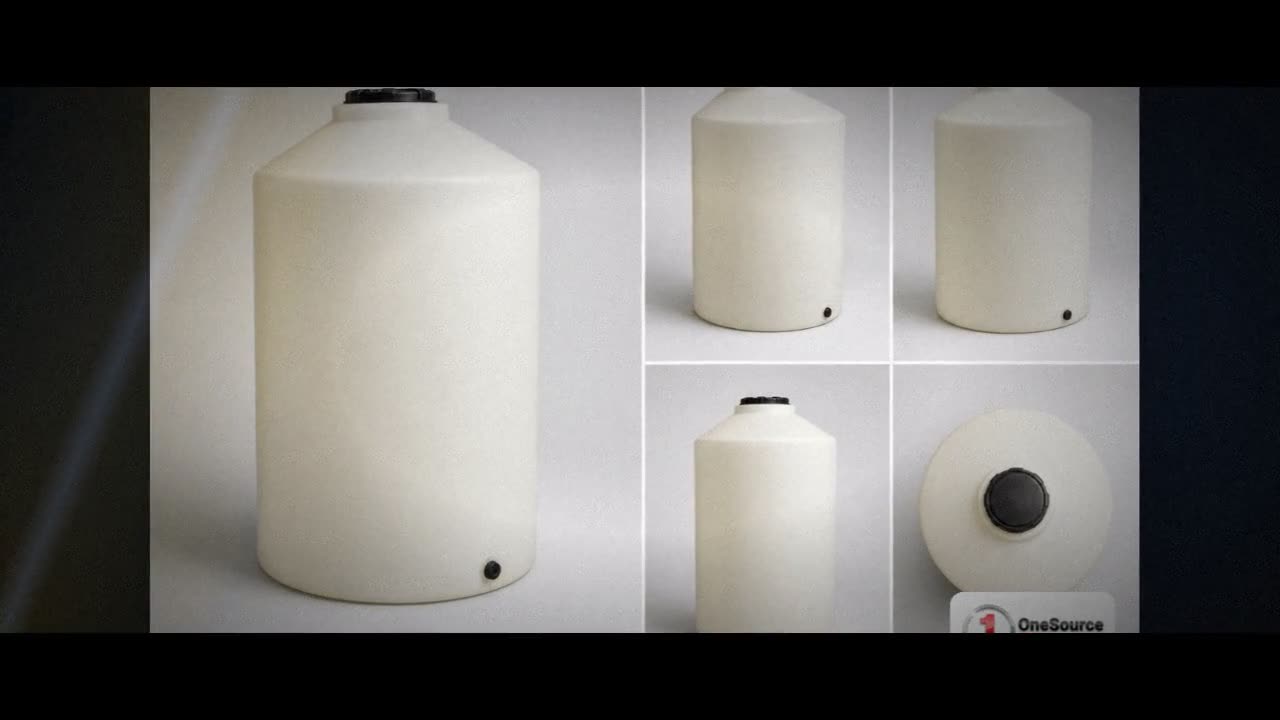 Chem-Tainer 165 Gallon Plastic Vertical Liquid Storage Tank video