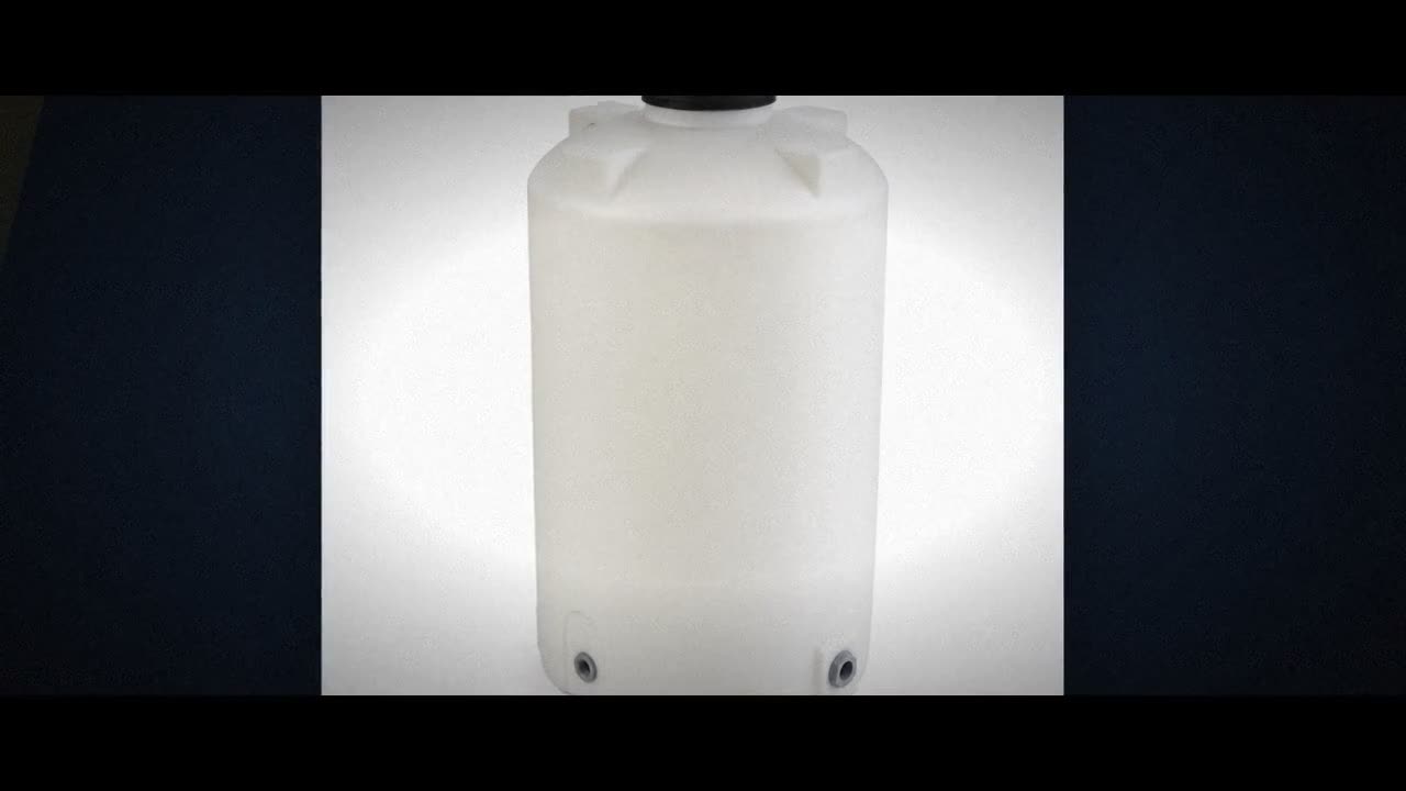 200 Gallon Plastic Vertical Water Storage Tank in Green video