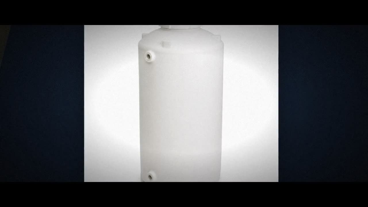 200 Gallon Plastic Vertical Water Storage Tank in White video