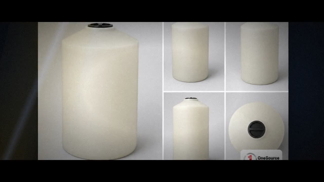 Chem-Tainer 250 Gallon Plastic Vertical Liquid Storage Tank video
