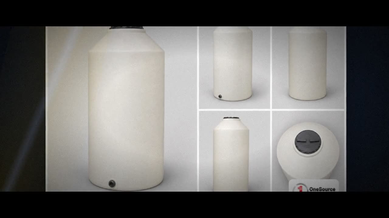 Chem-Tainer 250 Gallon Plastic Vertical Liquid Storage Tank video