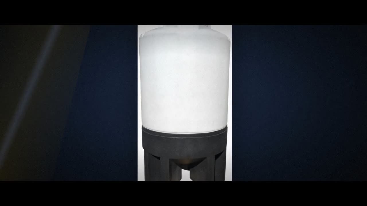 Chem-Tainer 300 Gallon 20 Degree Plastic Cone Bottom Tank with Poly St video
