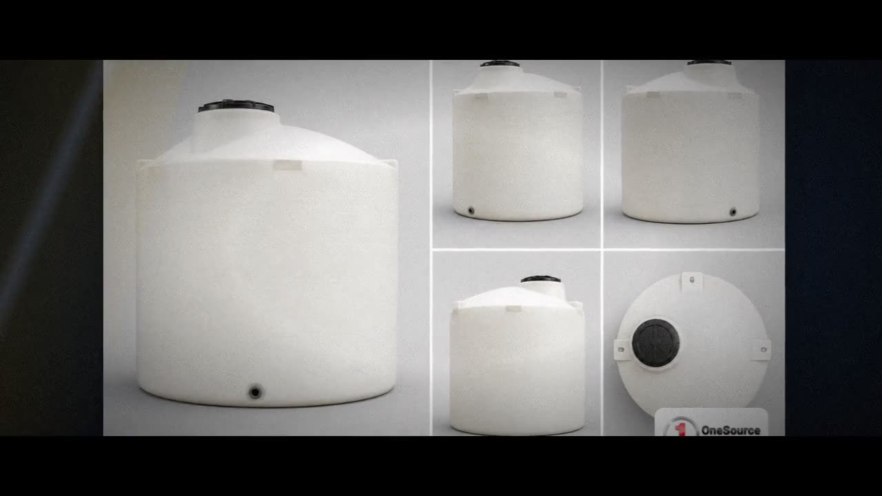 Chem-Tainer 3200 Gallon HDPE Vertical Liquid Storage Tank video