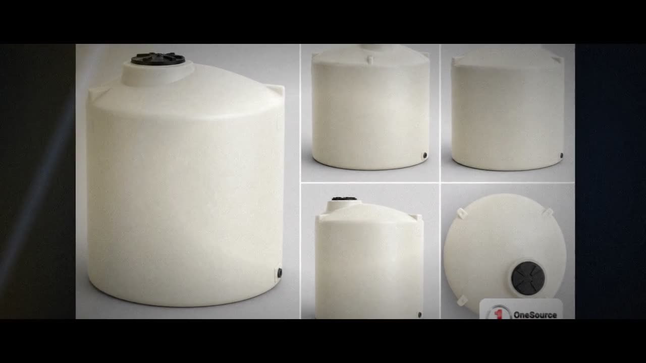 Chem-Tainer 3200 Gallon Plastic Vertical Liquid Storage Tank video