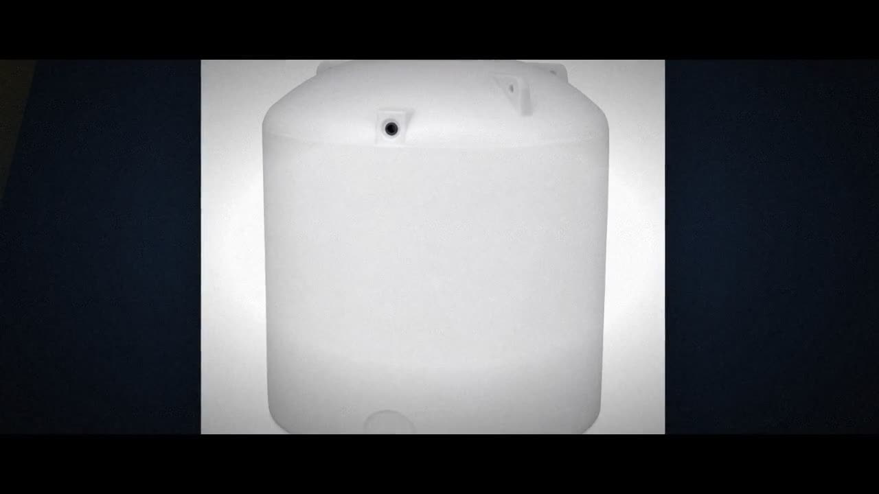 3200 Gallon Plastic Vertical Water Storage Tank in Green video