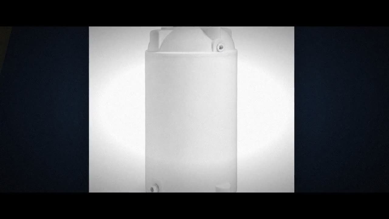 250 Gallon Plastic Vertical Water Storage Tank in White video