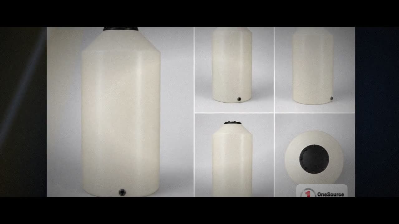 Chem-Tainer 300 Gallon Plastic Vertical Liquid Storage Tank video