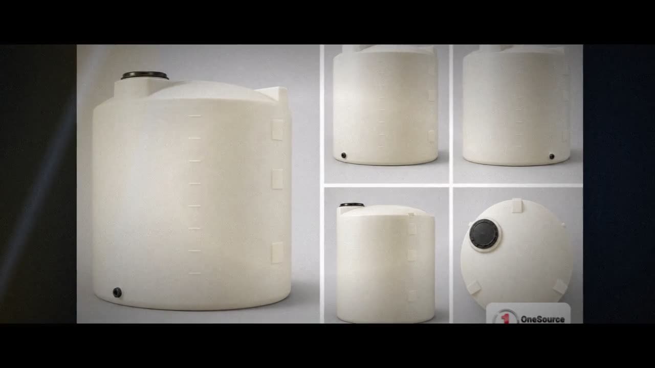 Chem-Tainer 3600 Gallon Plastic Vertical Liquid Storage Tank video