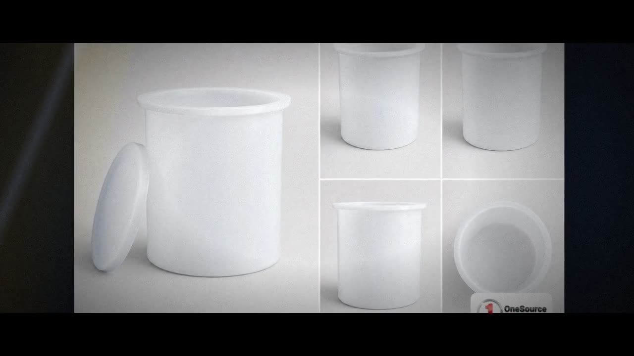 Chem-Tainer 105 Gallon Plastic Open Top Batch Storage Tank video