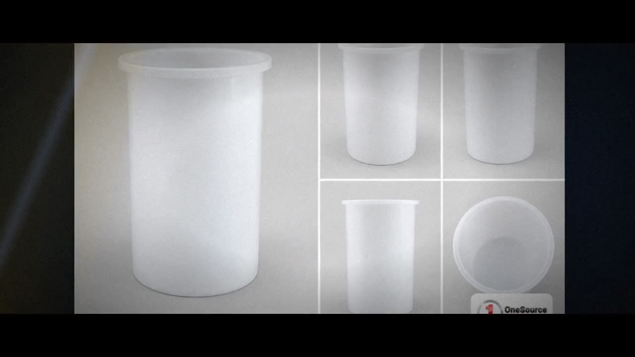 Chem-Tainer 260 Gallon Polypropylene Open Top Batch Storage Tank in Wh video