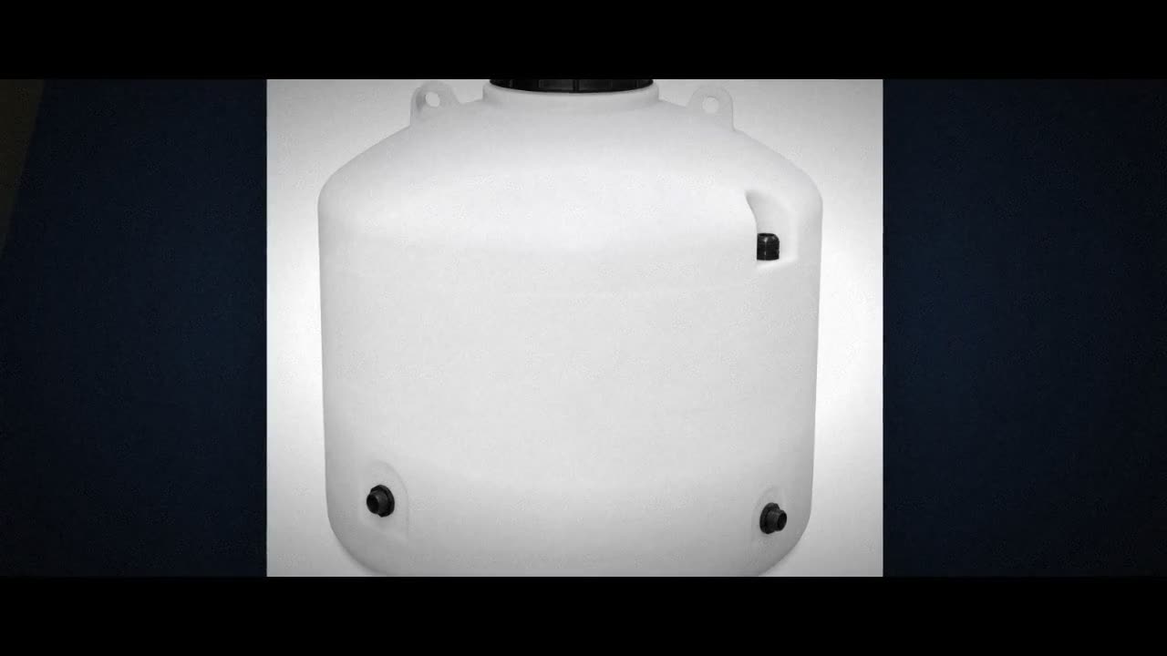 120 Gallon Plastic Vertical Liquid Storage Tank video