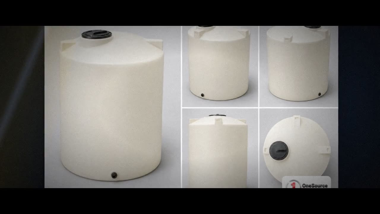 Chem-Tainer 4000 Gallon HDPE Vertical Liquid Storage Tank video