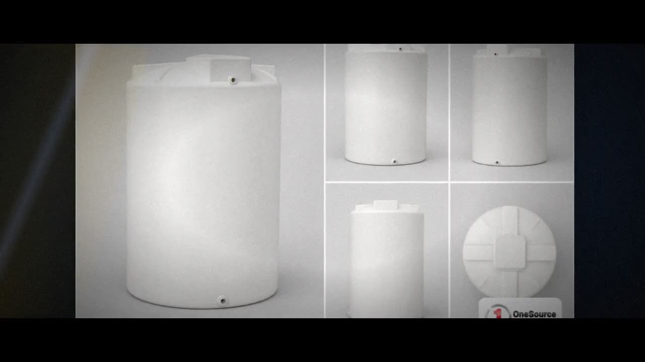 Chem-Tainer 4000 Gallon ChemTainer Plastic Water Storage Tank in White video