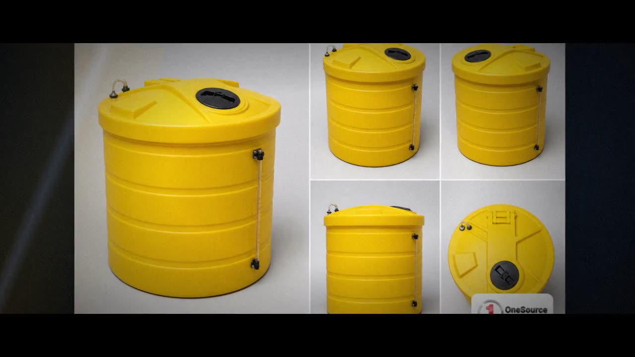 Chem-Tainer 200 Gallon Plastic Vertical Double Wall Waste Oil Tank wit video