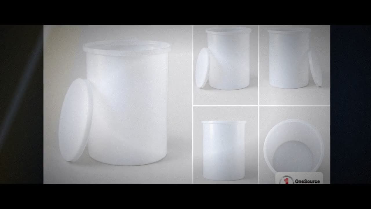 Chem-Tainer 275 Gallon Plastic Open Top Batch Storage Tank video