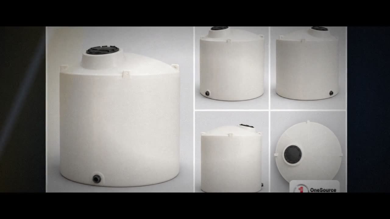 Chem-Tainer 4500 Gallon HDPE Vertical Liquid Storage Tank video