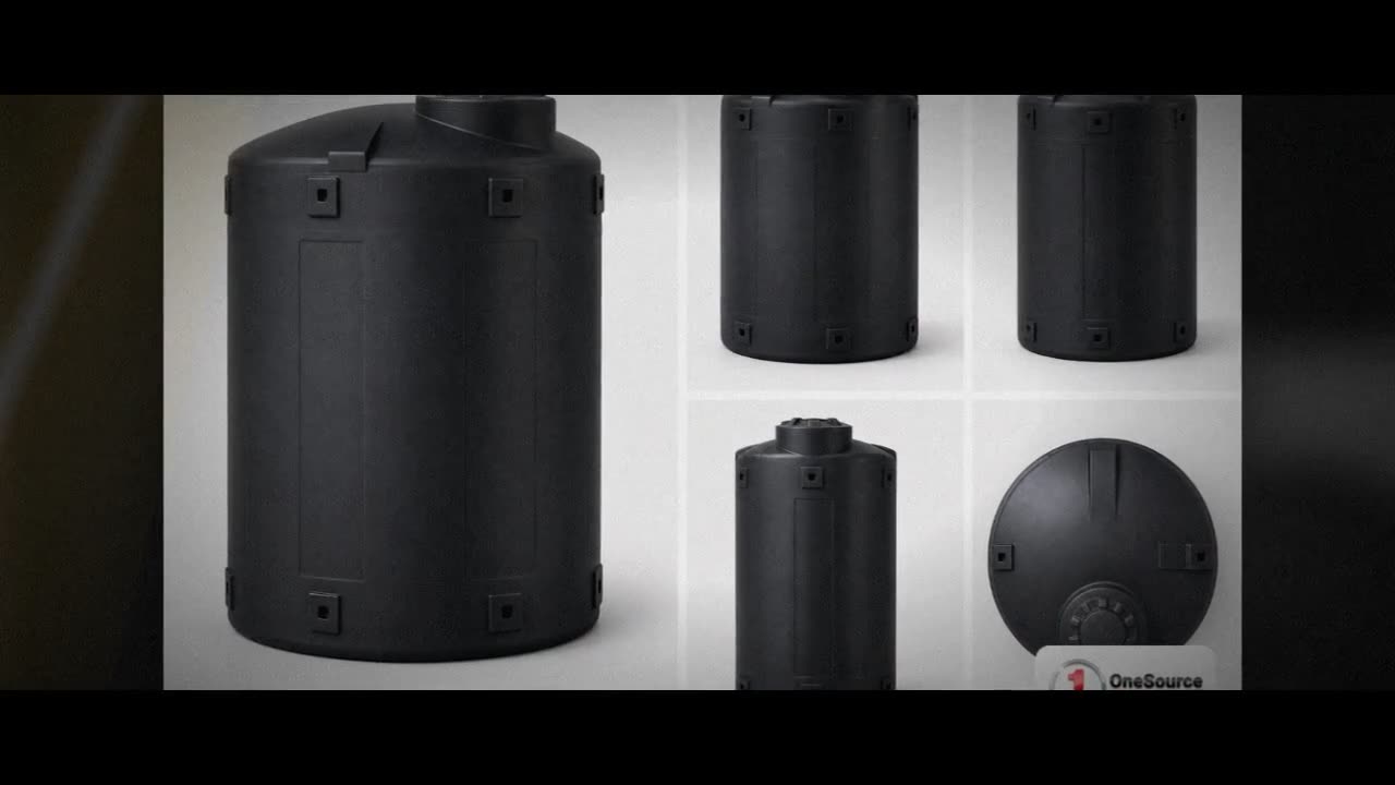 Chem-Tainer 4500 Gallon Black Vertical Water Storage Tank video