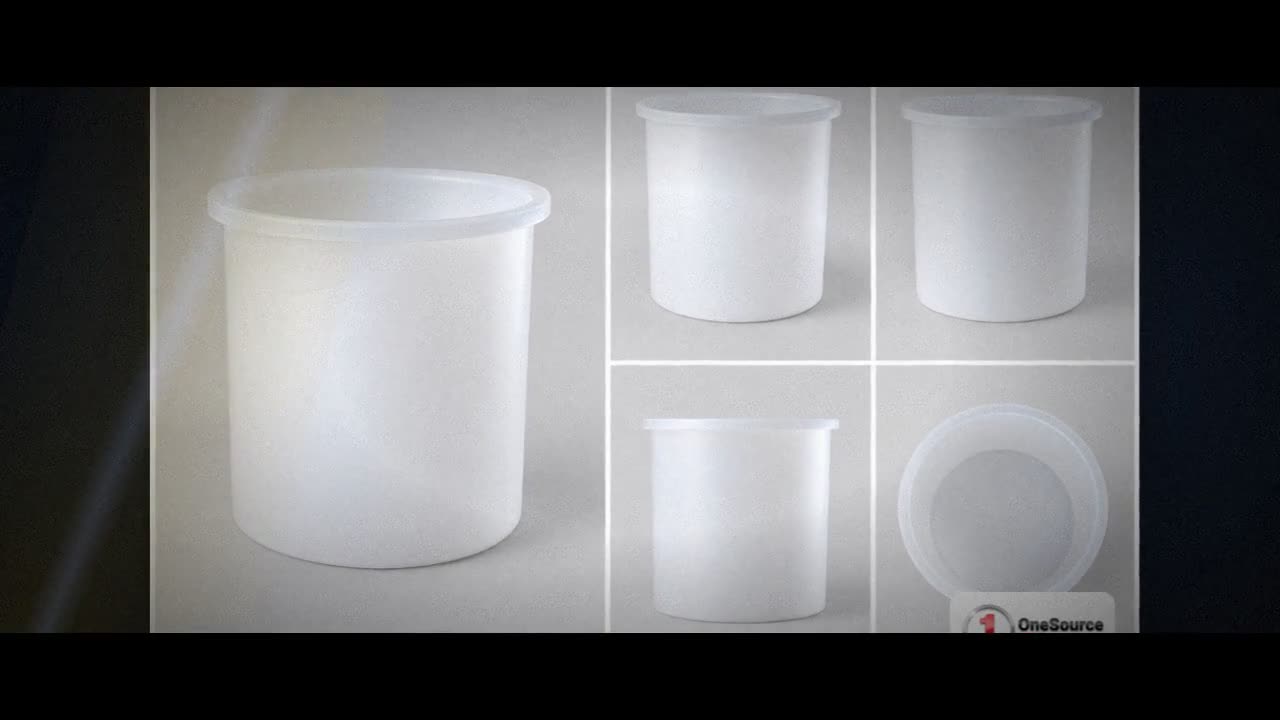 Chem-Tainer 330 Gallon Plastic Open Top Batch Storage Tank video