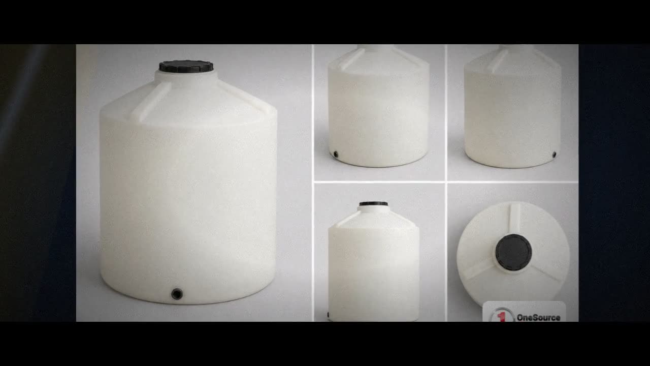 Chem-Tainer 300 Gallon HDPE Vertical Liquid Storage Tank video