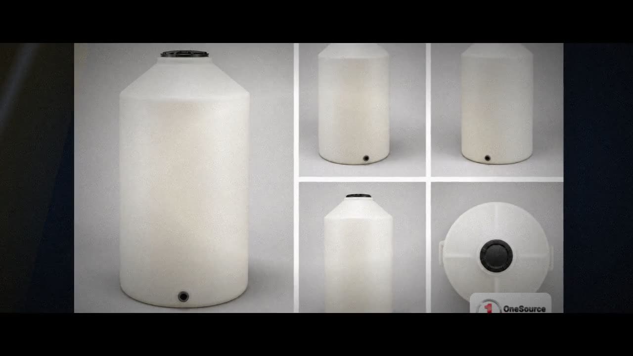 Chem-Tainer 550 Gallon HDPE Vertical Liquid Storage Tank video