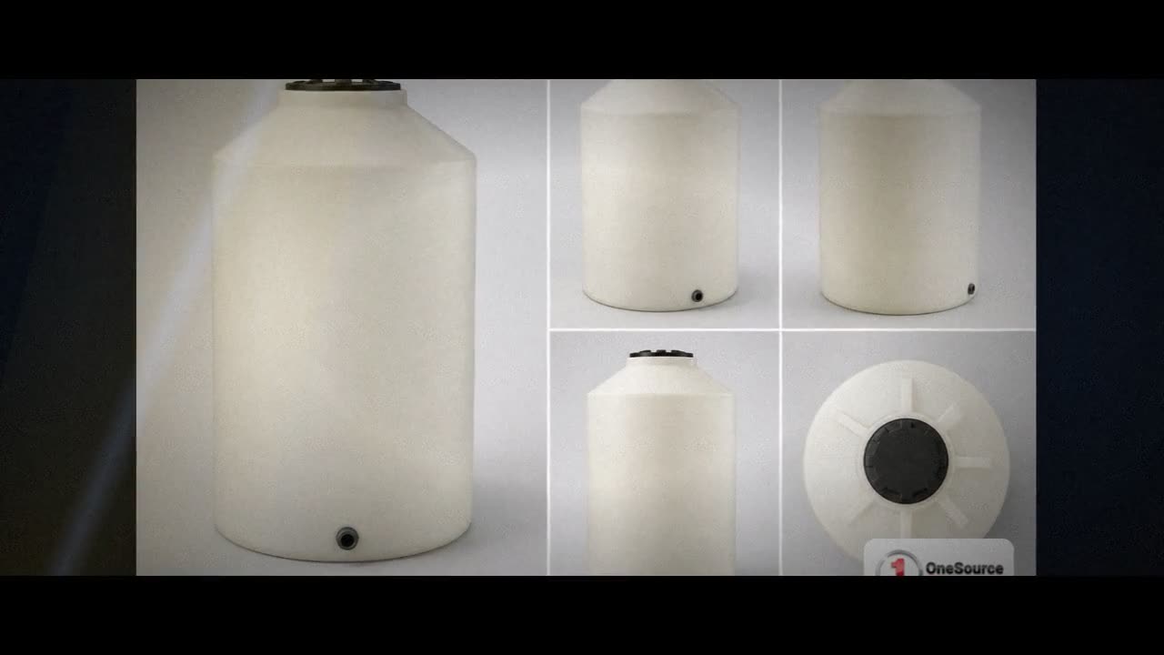 Chem-Tainer 550 Gallon Plastic Vertical Liquid Storage Tank video