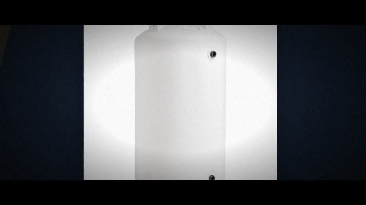 550 Gallon Plastic Vertical Water Storage Tank in Green video