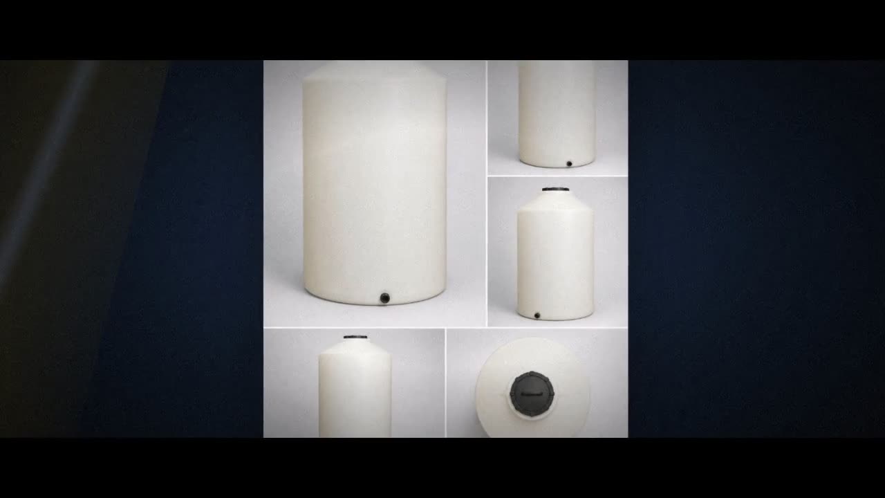 Chem-Tainer 500 Gallon HDPE Vertical Liquid Storage Tank video