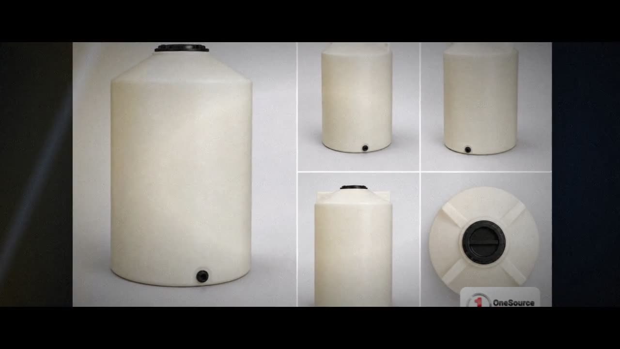 Chem-Tainer 500 Gallon Plastic Vertical Liquid Storage Tank video