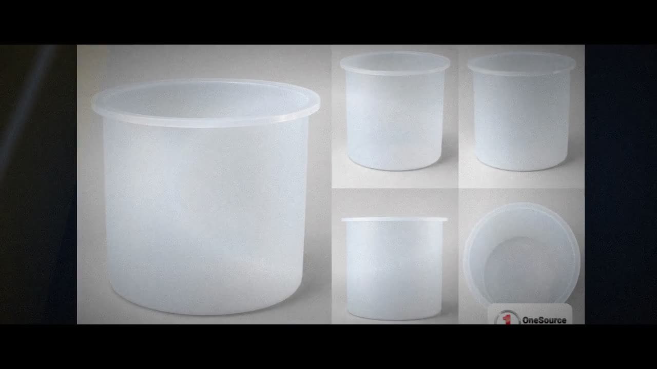 Chem-Tainer 360 Gallon PP Cylindrical Open Top Tank video