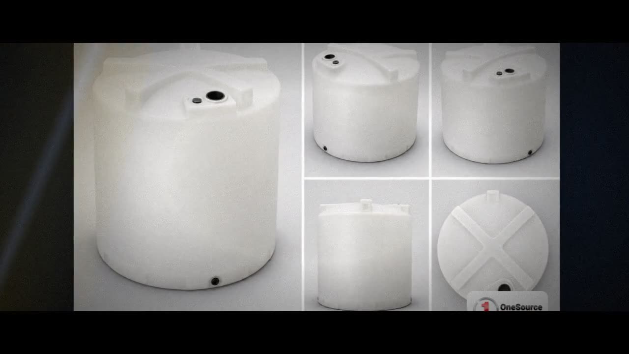 Chem-Tainer 5000 Gallon HDPE Vertical Liquid Storage Tank video