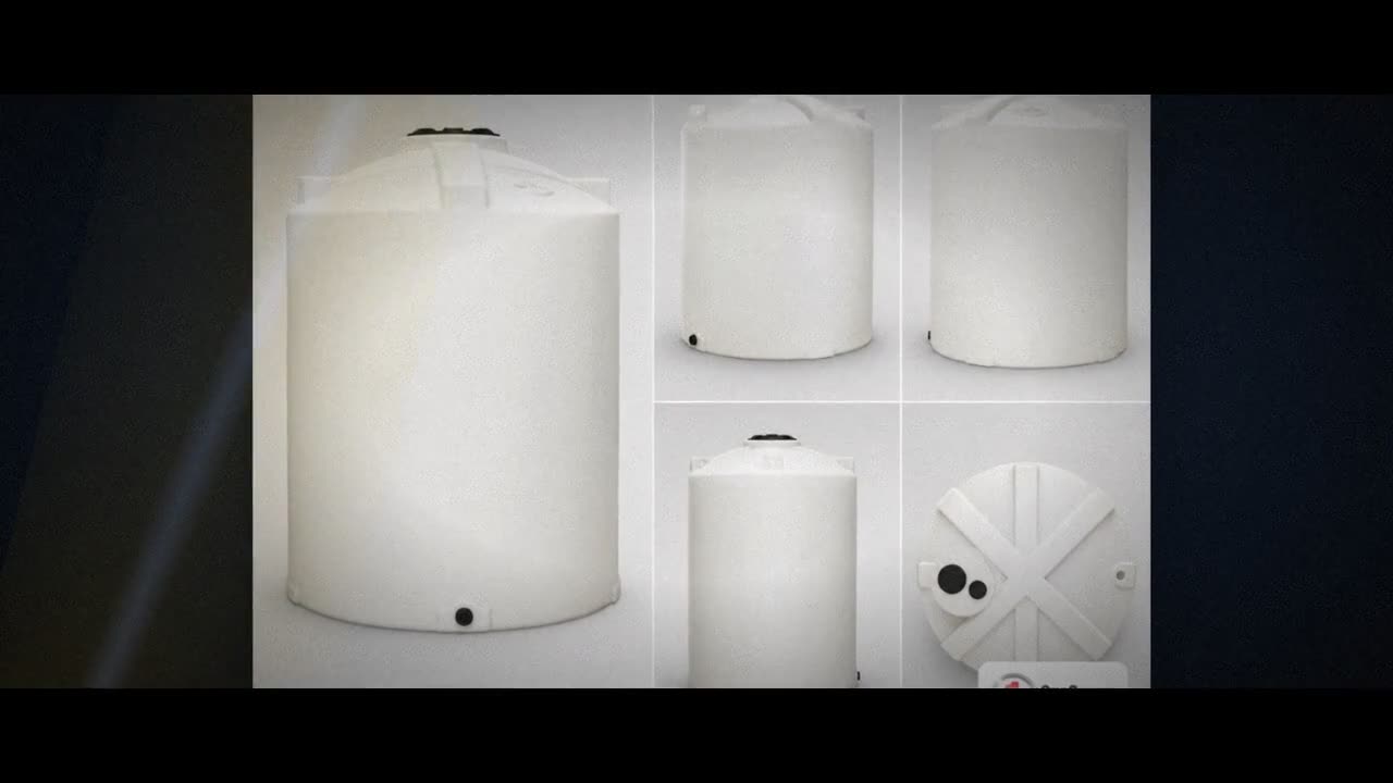 Chem-Tainer 5000 Gallon Plastic Vertical Liquid Storage Tank video