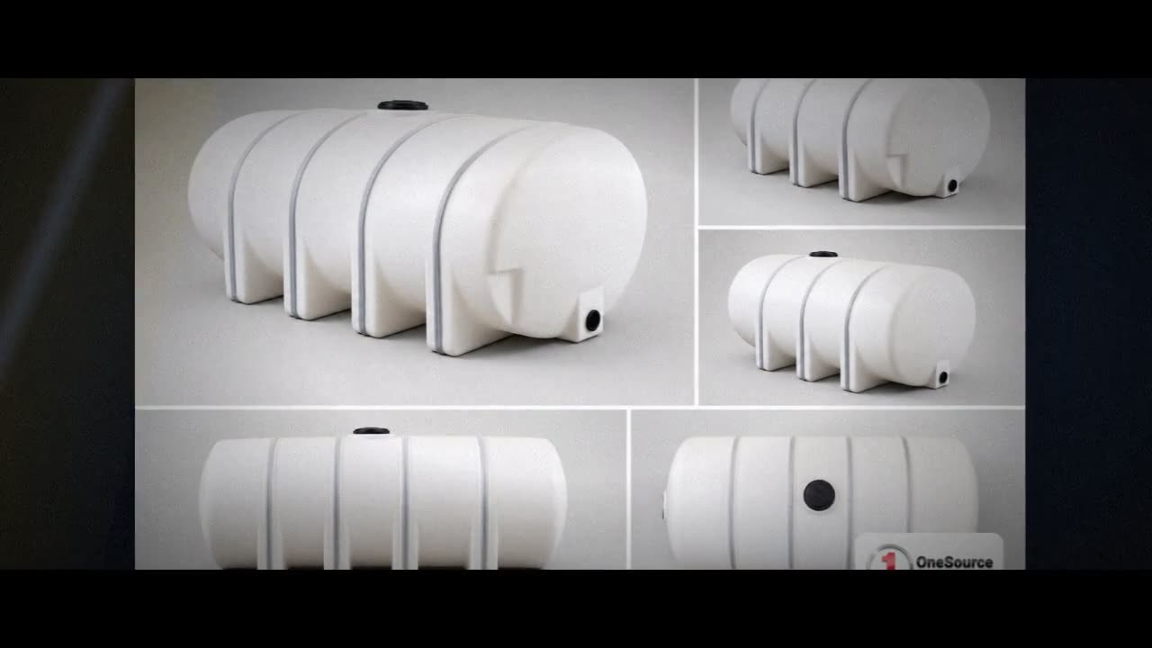 Chem-Tainer 550 Gallon Plastic Horizontal Leg Tank video