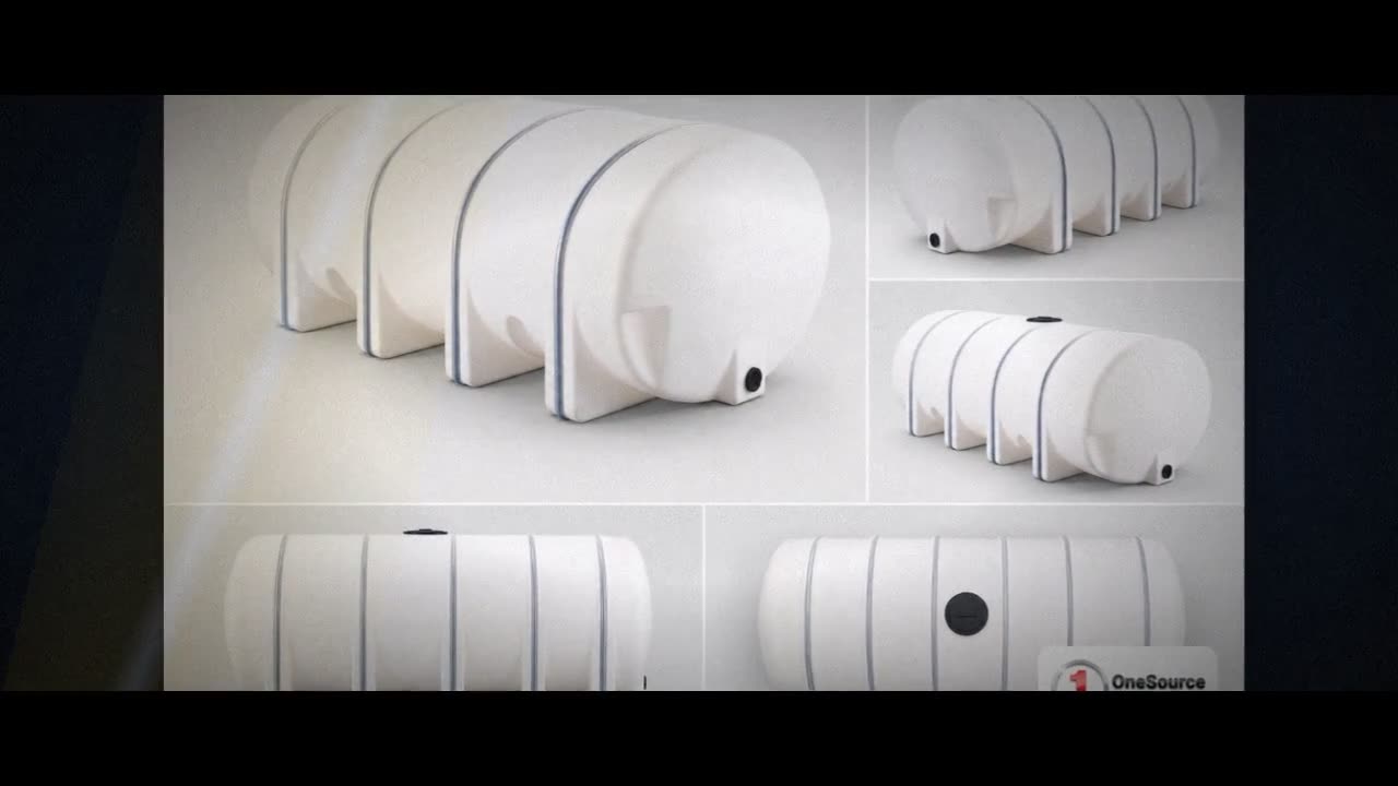 Chem-Tainer 550 Gallon Plastic Horizontal Leg Tank video