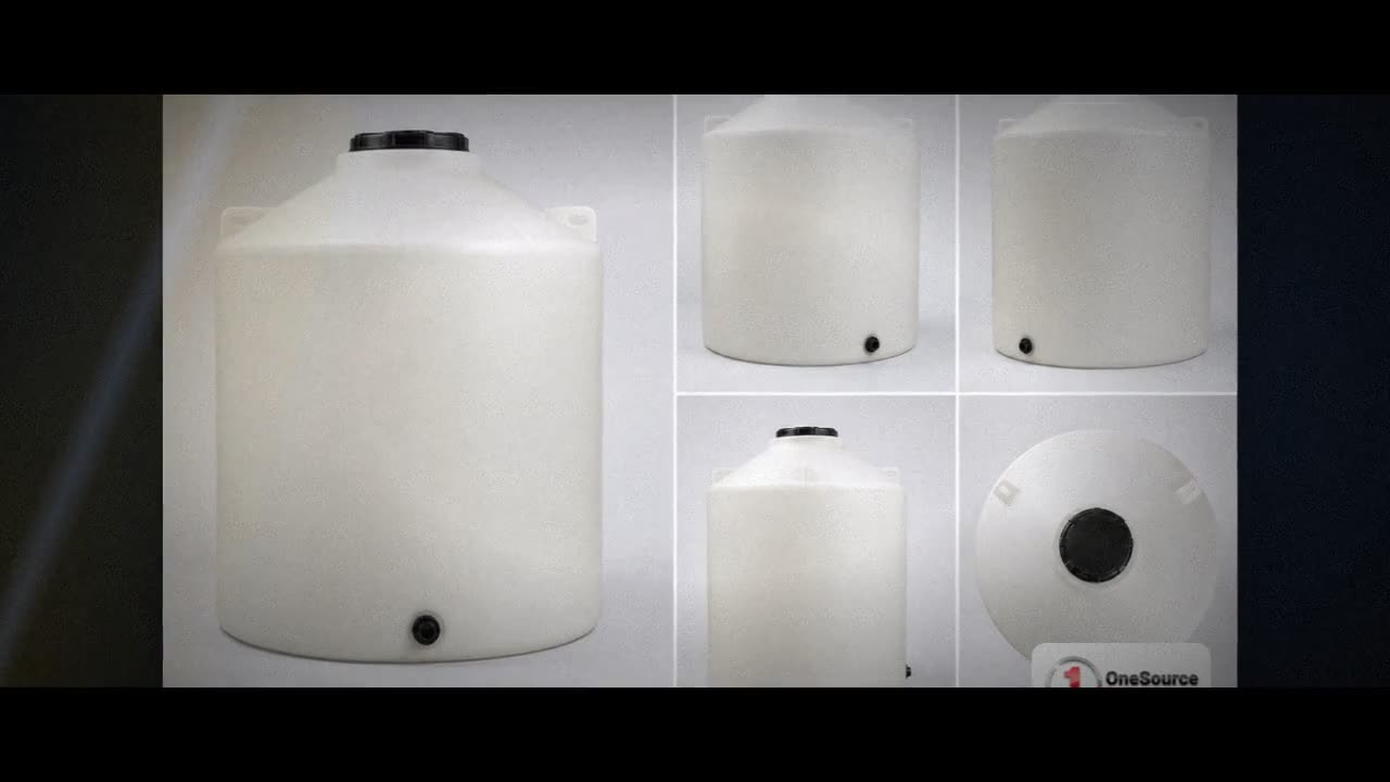 Chem-Tainer 650 Gallon Plastic Vertical Liquid Storage Tank video