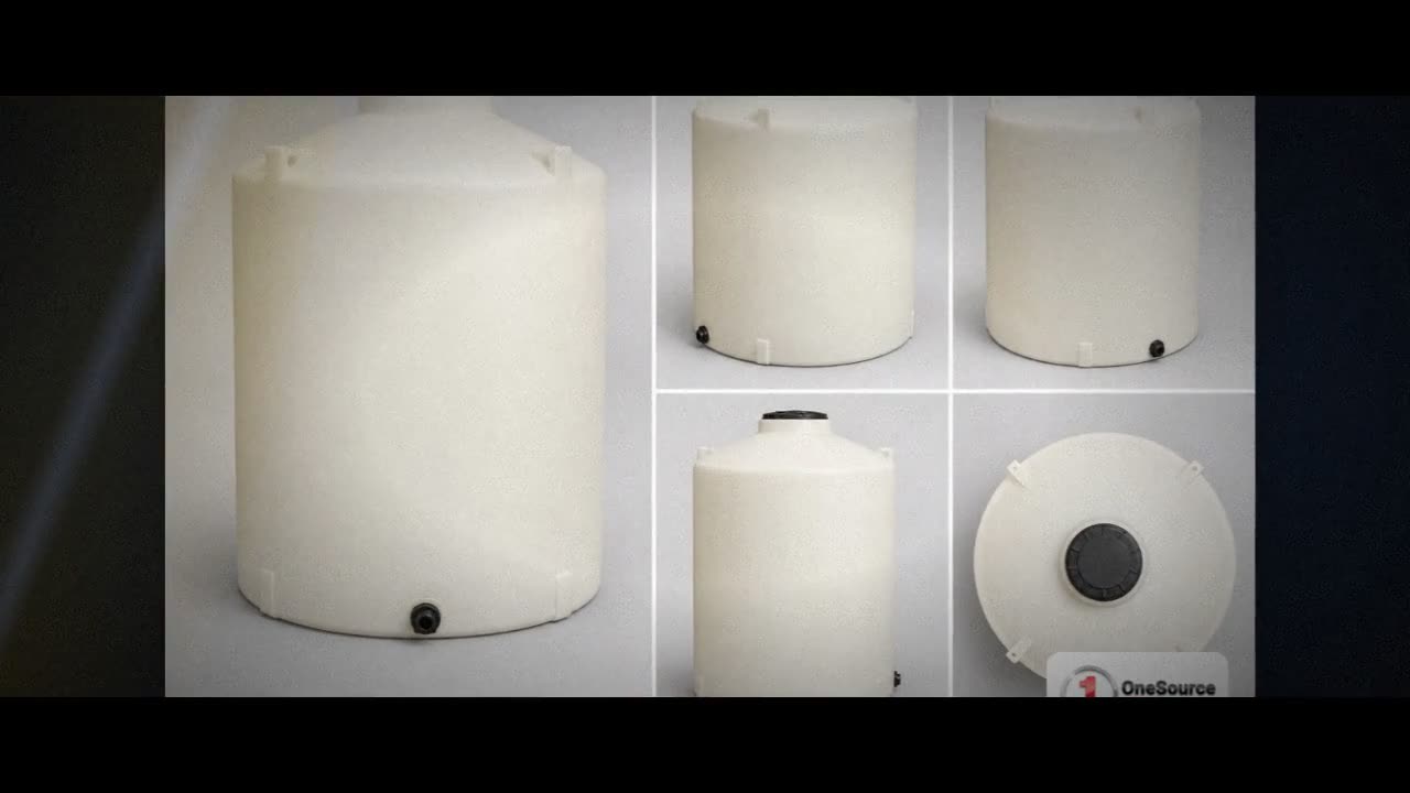Chem-Tainer 650 Gallon Plastic Vertical Liquid Storage Tank video
