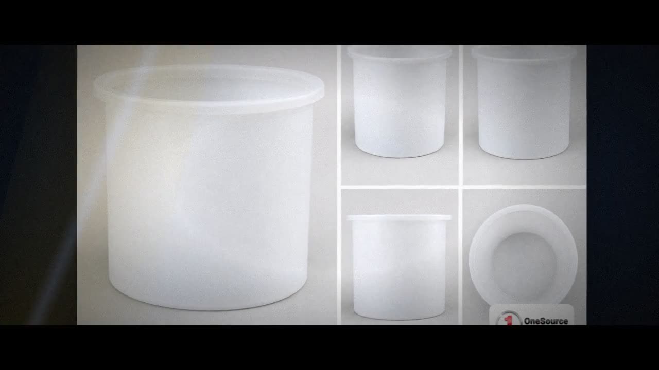 Chem-Tainer 575 Gallon Plastic Open Top Batch Storage Tank video